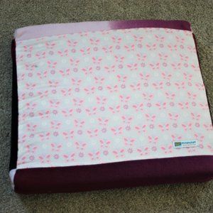 NEW Double-sided Pet Cushion Butterfly Ombre Magenta Cozy Fleece